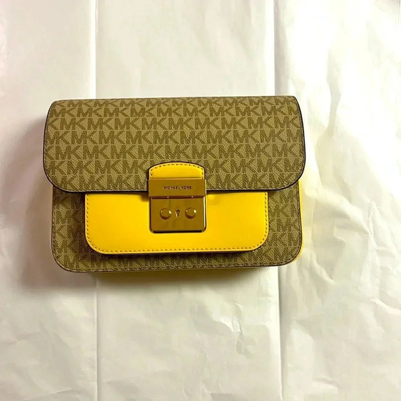 Michael Kors Handbags - - NWT beautiful yellow leather